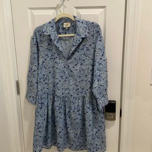 Pretty hydrangea dress from tuckernuck
